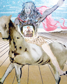 Chevalier Surréaliste Limited Edition Print - Salvador Dali Chevalier Surréaliste Limited Edition Print - Salvador Dali