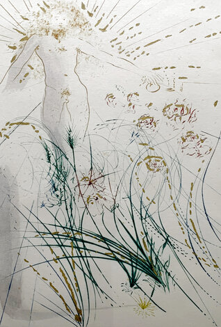 Beloved Feeds Among the Lillies 1969 HS (Early) Limited Edition Print - Salvador Dali