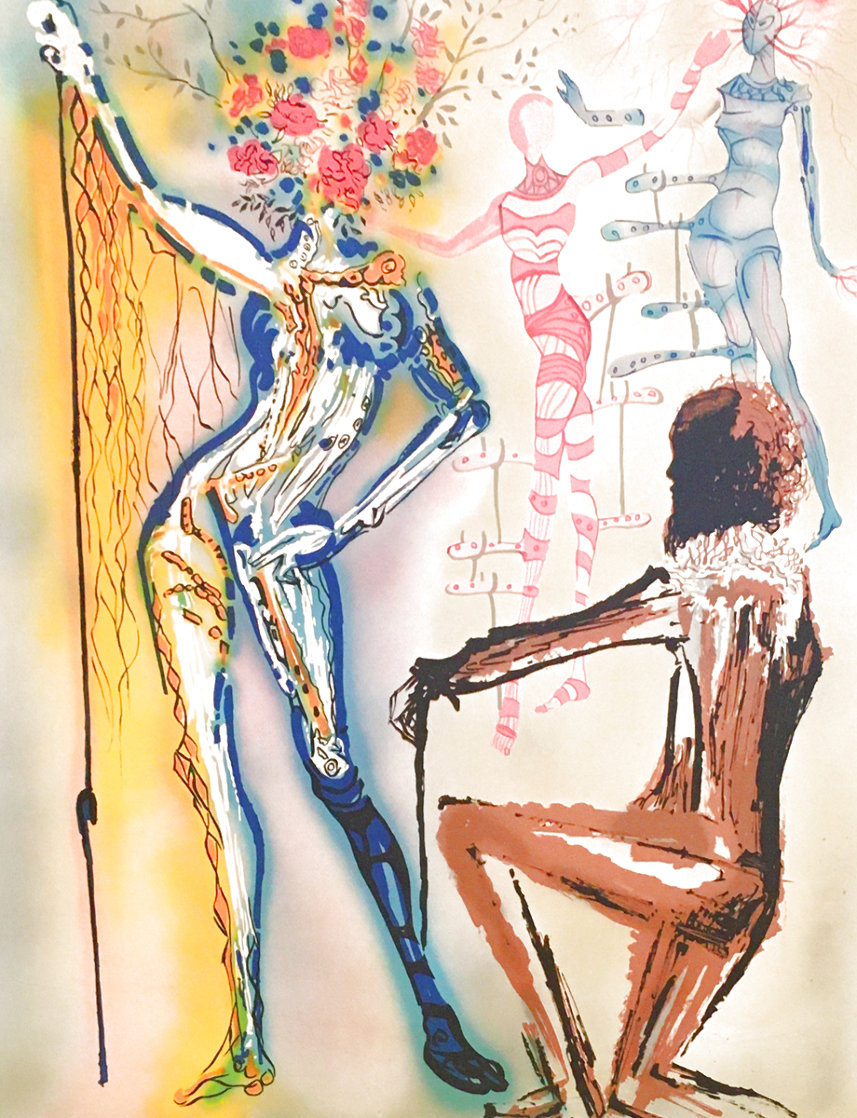 Fashion Designer: the Ballet of Flowers/couturier Limited Edition Print by Salvador Dali
