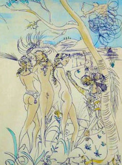 Le Jugement De Paris 1971 Limited Edition Print - Salvador Dali Le Jugement De Paris 1971 Limited Edition Print - Salvador Dali