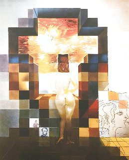 Lincoln in Dalivision 1977 Limited Edition Print - Salvador Dali Lincoln in Dalivision 1977 Limited Edition Print - Salvador Dali