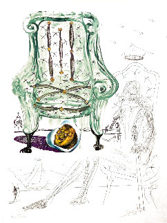 Imagine And Objects of the Future, 11 Prints Wtih Wooden Case 1975 Limited Edition Print - Salvador Dali Imagine And Objects of the Future, 11 Prints Wtih Wooden Case 1975 Limited Edition Print - Salvador Dali