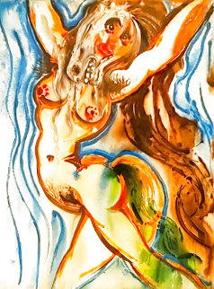 Les Chevaux Dalinians: La Femme Cheval 1971 Limited Edition Print - Salvador Dali Les Chevaux Dalinians: La Femme Cheval 1971 Limited Edition Print - Salvador Dali