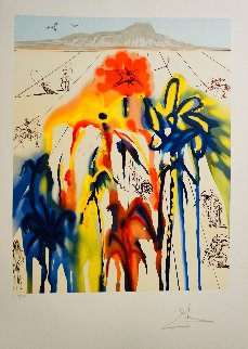 Diamond Head 1980 Limited Edition Print - Salvador Dali Diamond Head 1980 Limited Edition Print - Salvador Dali
