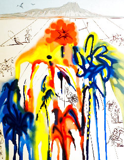 Diamond Head 1980 Limited Edition Print - Salvador Dali Diamond Head 1980 Limited Edition Print - Salvador Dali