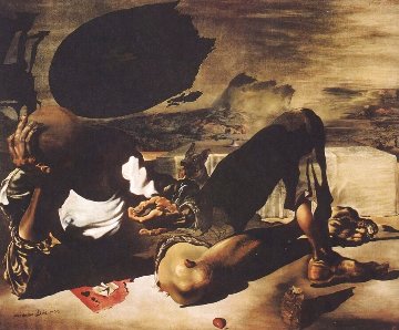 Philosopher Illuminated By the Light of the Moon And the Setting Sun Limited Edition Print - Salvador Dali Philosopher Illuminated By the Light of the Moon And the Setting Sun Limited Edition Print - Salvador Dali