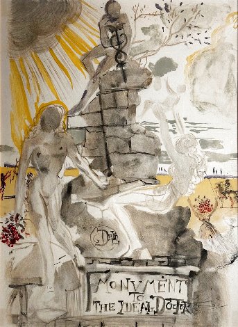 Monument to the Ideal Doctor 1973 Limited Edition Print - Salvador Dali