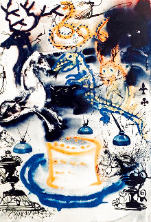 Alice in Wonderland: Who Stole the Tarts? 1969 Limited Edition Print - Salvador Dali Alice in Wonderland: Who Stole the Tarts? 1969 Limited Edition Print - Salvador Dali