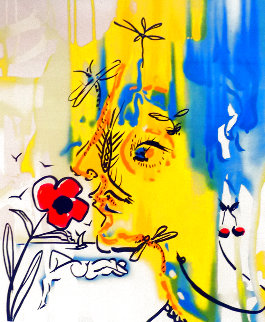 Fleurs Surrealistes Gala's Bouquet And Vanishing Face, Suite of 2 1980 Limited Edition Print - Salvador Dali Fleurs Surrealistes Gala's Bouquet And Vanishing Face, Suite of 2 1980 Limited Edition Print - Salvador Dali