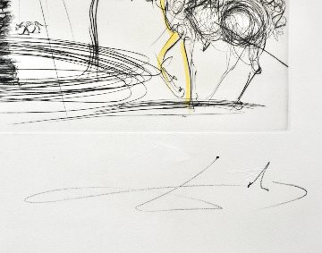 Place Furstenberg 1971 Limited Edition Print - Salvador Dali Place Furstenberg 1971 Limited Edition Print - Salvador Dali