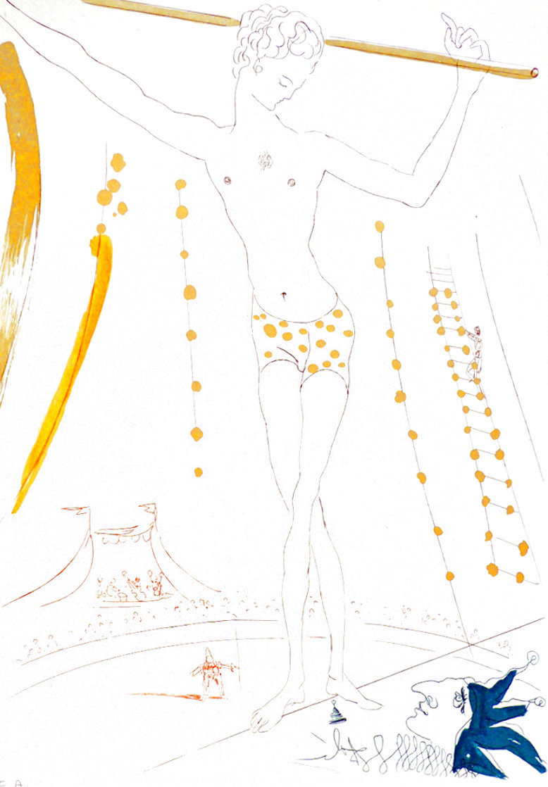 Equilibrist (Le Cirque) 1965 (Early) Limited Edition Print by Salvador Dali Equilibrist (Le Cirque) 1965 (Early) Limited Edition Print by Salvador Dali