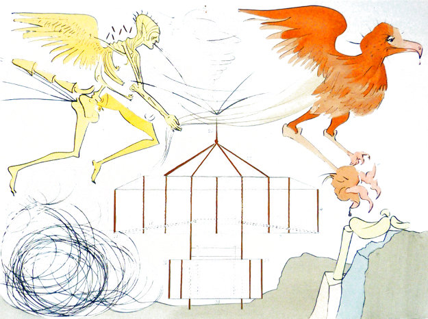 Hommage a Leonardo Da Vinci: Invention of the Airplane 1975 by 