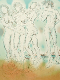 Enchanted Hawaii 1979 Limited Edition Print - Salvador Dali Enchanted Hawaii 1979 Limited Edition Print - Salvador Dali