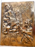 Ten Commandments Gold Sculpture 1979 25 in Sculpture by Salvador Dali - 5 Ten Commandments Gold Sculpture 1979 25 in Sculpture by Salvador Dali - 5