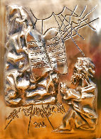 Ten Commandments Gold Sculpture 1979 25 in Sculpture by Salvador Dali - 2 Ten Commandments Gold Sculpture 1979 25 in Sculpture by Salvador Dali - 2