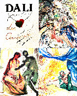 Les Amoureux - Framed Suite of 3 1979 Limited Edition Print by Salvador Dali - 0 Les Amoureux - Framed Suite of 3 1979 Limited Edition Print by Salvador Dali - 0