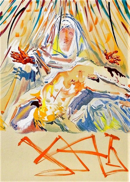 La Pieta Nera Limited Edition Print by Salvador Dali