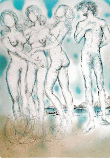 Judgement of Paris 1979 Limited Edition Print - Salvador Dali Judgement of Paris 1979 Limited Edition Print - Salvador Dali