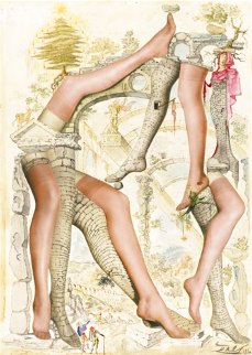Publicité pour Bryan Hosiery 1946 Other - Salvador Dali Publicité pour Bryan Hosiery 1946 Other - Salvador Dali