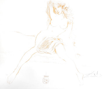 Nudes Young Woman Arising 1970 (Early) Limited Edition Print - Salvador Dali Nudes Young Woman Arising 1970 (Early) Limited Edition Print - Salvador Dali