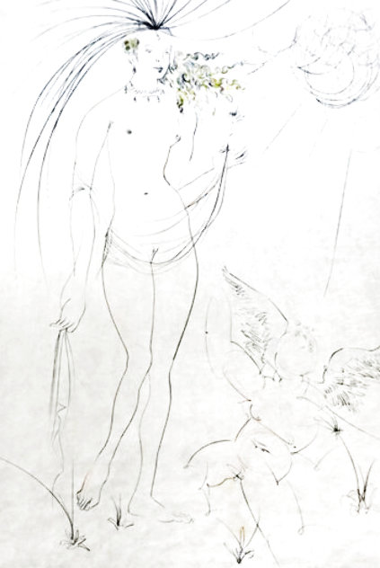 Hommage a Albrecht Durer Venus and Cupid 1971 (Early) Limited Edition Print by Salvador Dali