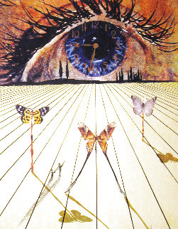 Eye of Surrealistic Time 1971 Limited Edition Print - Salvador Dali Eye of Surrealistic Time 1971 Limited Edition Print - Salvador Dali