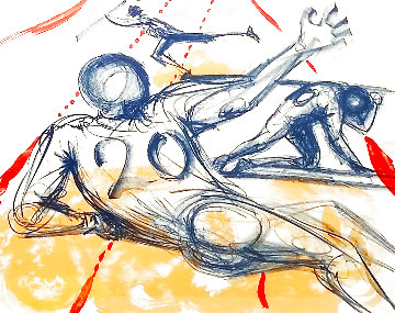 Sports Suite, Set of 2 Lithographs 1973 Limited Edition Print - Salvador Dali Sports Suite, Set of 2 Lithographs 1973 Limited Edition Print - Salvador Dali