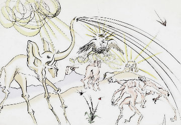 Les Animaux Malades De La Peste 1974 Limited Edition Print - Salvador Dali