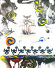 Memories of Surrealism Surrealist Gastronomy  Unique Trial Proof 1971 - HS Works on Paper (not prints) by Salvador Dali - 0