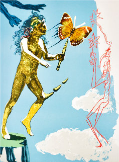 Magic Butterfly and The Dream, Suite of Two Prints 1978 Limited Edition Print - Salvador Dali Magic Butterfly and The Dream, Suite of Two Prints 1978 Limited Edition Print - Salvador Dali