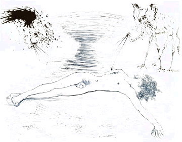 Mythology: Hypnos 1963 (Early) Limited Edition Print - Salvador Dali Mythology: Hypnos 1963 (Early) Limited Edition Print - Salvador Dali