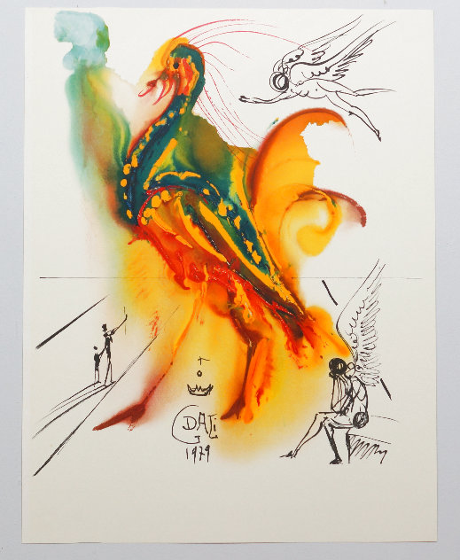 Le Grand Pavon (Peacock) PP 1979 Limited Edition Print by Salvador Dali