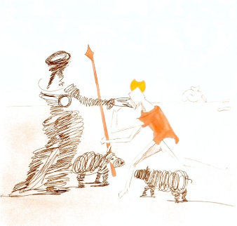 Man of La Mancha: Pastorale 1981 Limited Edition Print - Salvador Dali Man of La Mancha: Pastorale 1981 Limited Edition Print - Salvador Dali