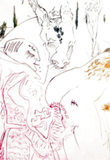 Le Decameron: Compere Pierre's Mare 1972 Limited Edition Print - Salvador Dali Le Decameron: Compere Pierre's Mare 1972 Limited Edition Print - Salvador Dali