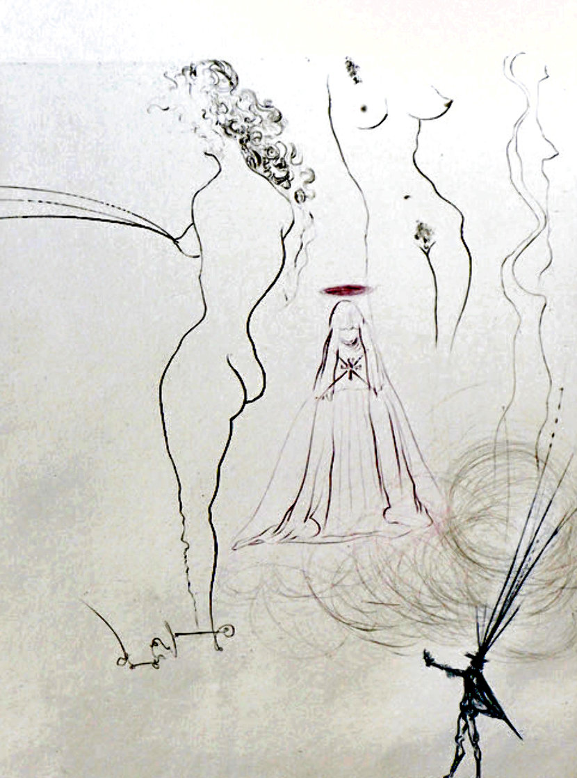 Arnella Fontane Fantistique/Femme 1974 Limited Edition Print by Salvador Dali