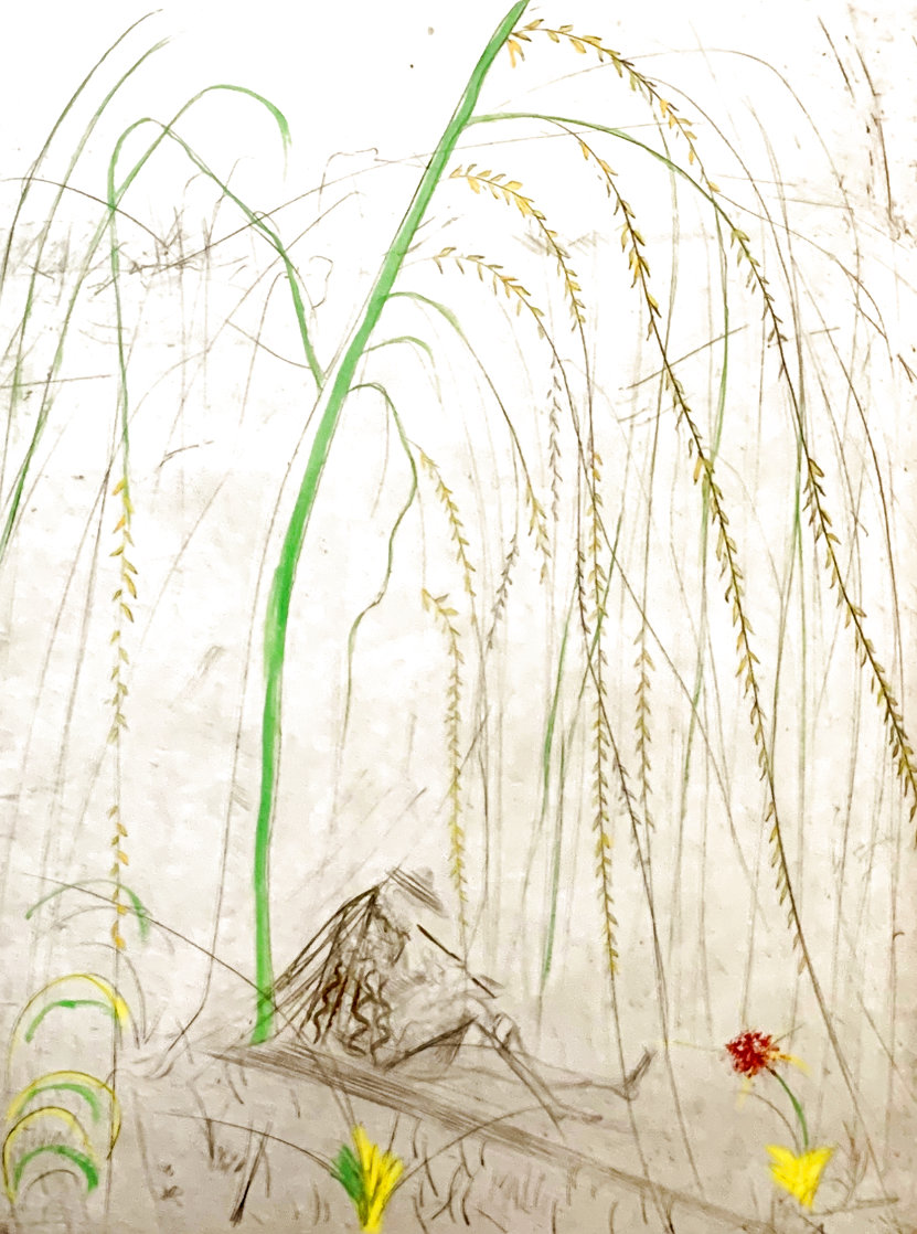 From the Ronsard Suite: The Weeping Willow (Le Saule Pleurer) 1968 Early  Limited Edition Print by Salvador Dali