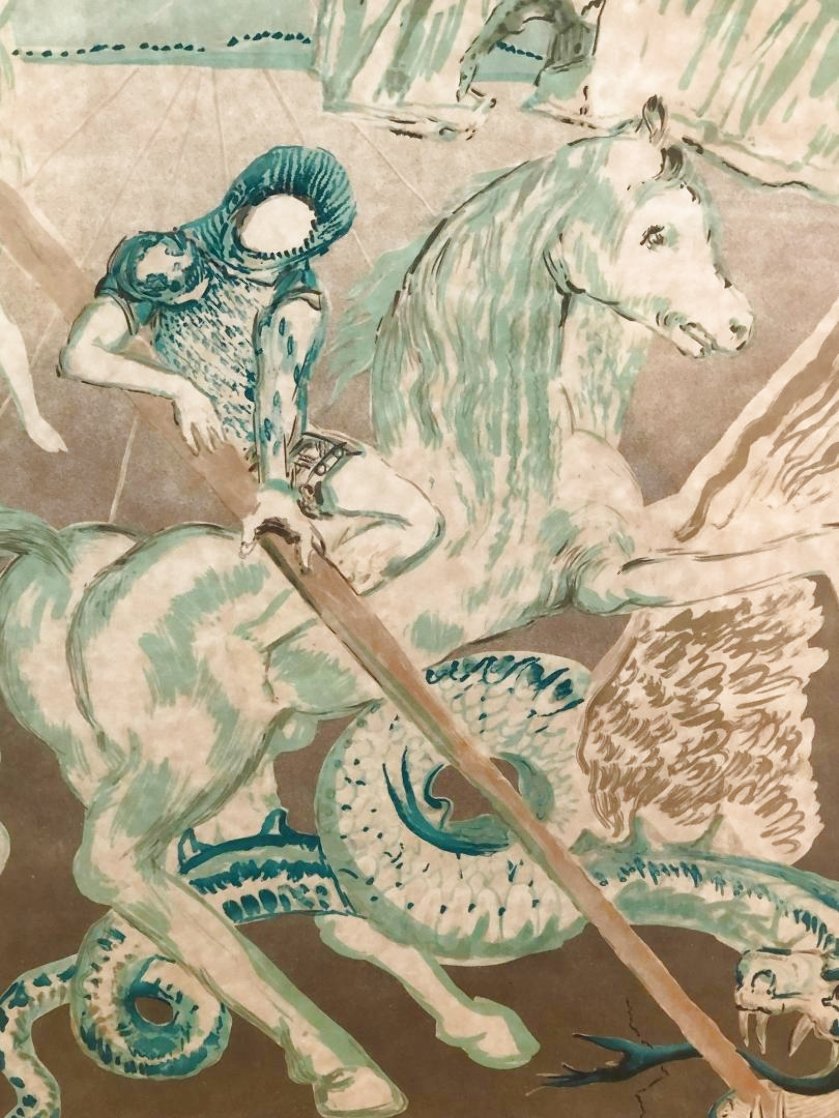 Lance of Chivalry 1978 Limited Edition Print by Salvador Dali Lance of Chivalry 1978 Limited Edition Print by Salvador Dali
