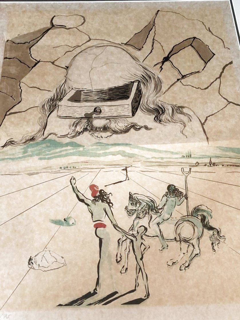 Path to Wisdom 1978 Limited Edition Print by Salvador Dali Path to Wisdom 1978 Limited Edition Print by Salvador Dali