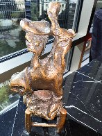 Don Quixote Seated Bronze Sculpture 1972 11 in Sculpture by Salvador Dali - 4