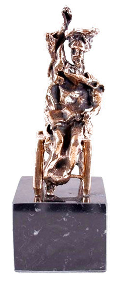 Don Quixote Seated Bronze Sculpture 1972 11 in Sculpture by Salvador Dali