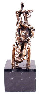 Don Quixote Seated Bronze Sculpture 1972 11 in Sculpture by Salvador Dali - 0