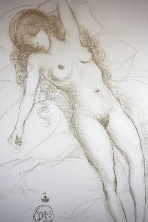 Nude with Raised Arm 1970 Limited Edition Print - Salvador Dali Nude with Raised Arm 1970 Limited Edition Print - Salvador Dali