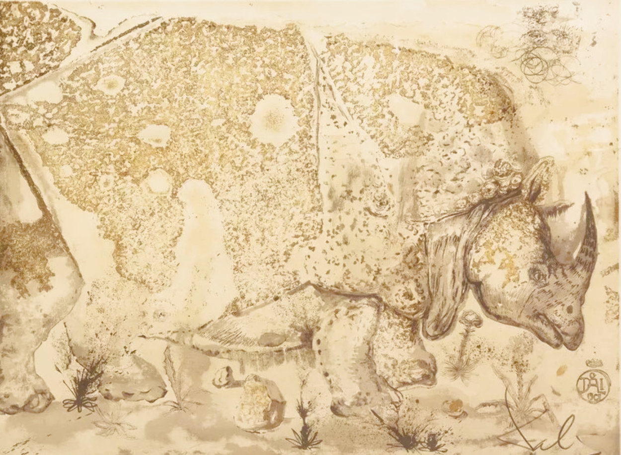 Rhinoceros 1971 Limited Edition Print by Salvador Dali Rhinoceros 1971 Limited Edition Print by Salvador Dali