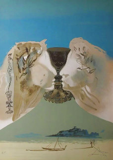Chalice of Love 1976 HS Limited Edition Print - Salvador Dali Chalice of Love 1976 HS Limited Edition Print - Salvador Dali
