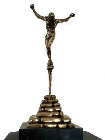 Christ of St John - 1981 Bronze Sculpture 15 in Sculpture - Salvador Dali