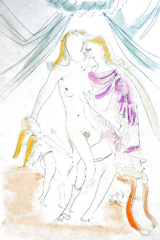 Venus, Mars Et Cupidon From Hommage a Albrecht Durer EA 1971 Limited Edition Print - Salvador Dali