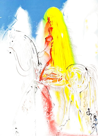 Lady Godiva EA 1972 Lithograph 24x19 by Salvador Dali - For Sale