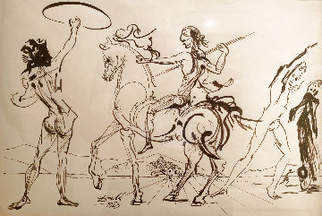 Untitled Figurative Drawing 1943 20x22 HS Drawing - Salvador Dali