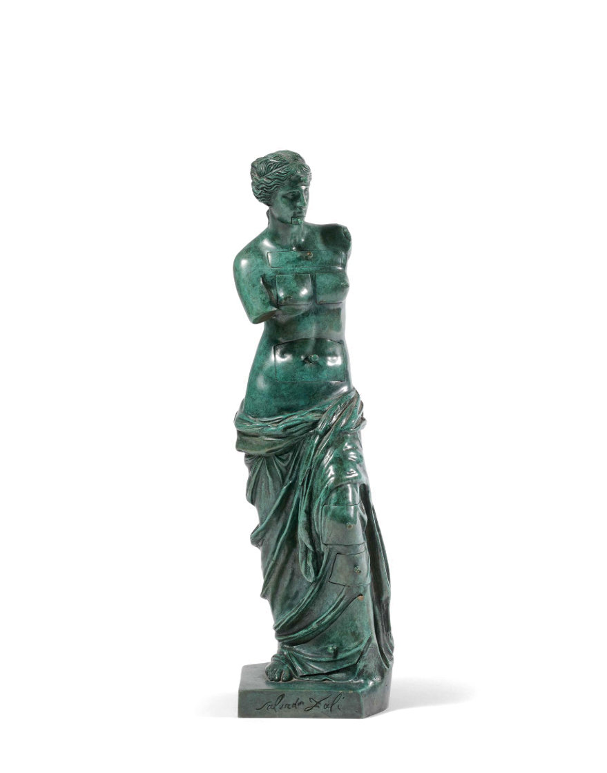 Venus De Milo Aux Tiroirs Bronze Sculpture 1988 14 in  Sculpture by Salvador Dali