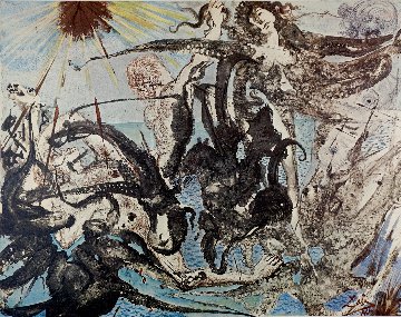 Triumph of the Sea 1984 HS Limited Edition Print - Salvador Dali Triumph of the Sea 1984 HS Limited Edition Print - Salvador Dali